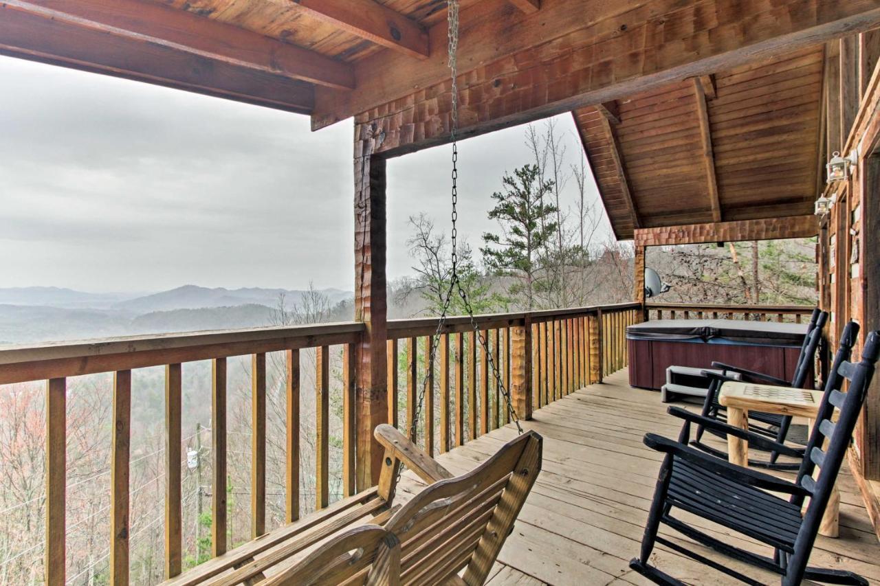 Sevierville Cabin With Private Hot Tub And Fireplace! Exterior photo